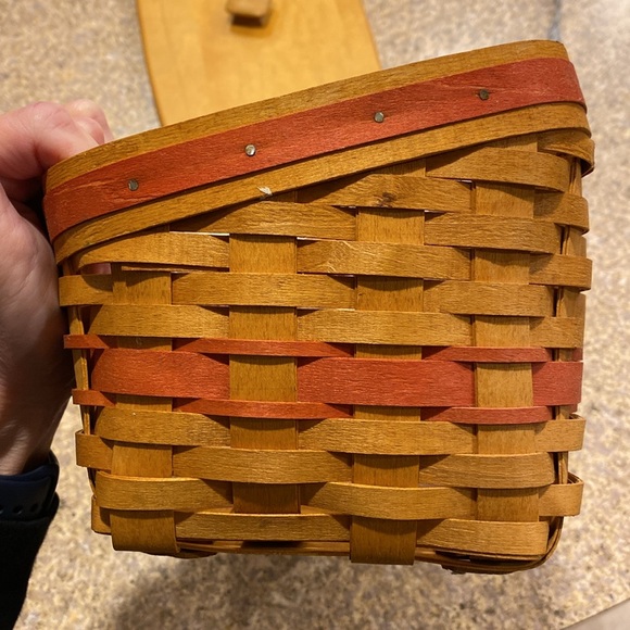 Vintage Longaberger Mother’s Day Vanity 1996 Basket, Protector Set and Lid USA - Picture 12 of 17